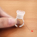 Disposable Eyelashes Blossom cup eyelashes glue holder plastic Stand Quick Flowering For Eyelashes Extension Makeup Tools