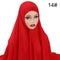 Muslim Chiffon Scarf For Women Fashion Veil Instant Hijab Wrap Headscarf Islam Solid Color Cap Musulman Wrap Scarves 25 Colors