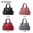 Newposs Famous Designer Brand Bags Women Leather Handbags 2022 Luxury Ladies Hand Bags Purse Fashion Shoulder Bags