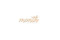 19pcs Wooden Baby Milestone Card For Newborn Baby Photography Engraved Age Milestone Wood Card Month Sticker Newborn Gifts