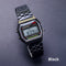 Rose Gold Silver Watches Men Women Electronic Digital Display Retro Style Clock Men&