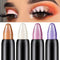 15 Color Highlighter Eyeshadow Pencil Waterproof Glitter Matte Nude Eye Shadow Makeup Pigment Cosmetics White Eyeliner Pen