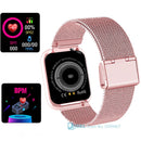 2021 Ladies Sport Bracelet Smart Watch Women Smartwatch Men Smartband Android IOS Waterproof Fitness Tracker Smart Clock Mens