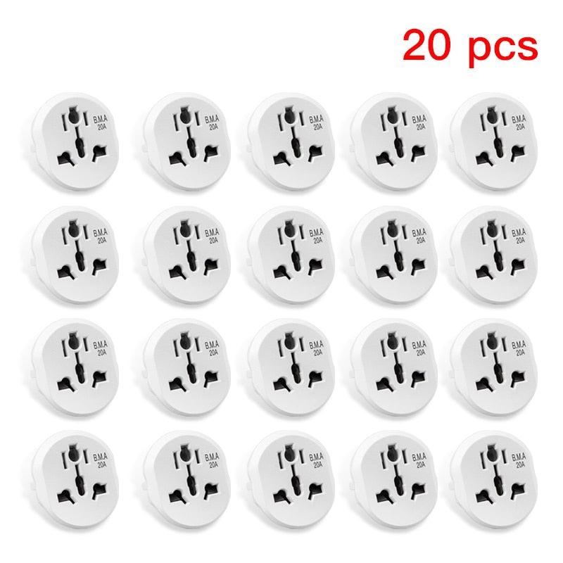 Herepow Universal Plug Converter FR AU US UK To EU Travel Adapter High Quality Home Plug Adapter 16A 250V Wall Electric Socket