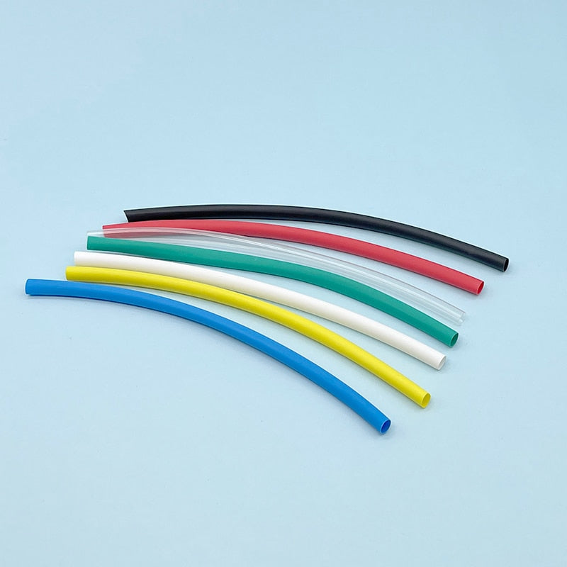 5 Meter 2:1 Black Red Green Blue Yellow 1 2 3 4 5 6mm Diameter Heatshrink Tubing Tube Sleeving Wrap Wire DIY Connector Repair