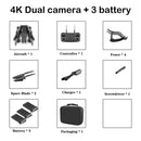 2021 NEW Drone 4k profession HD Wide Angle Camera 1080P WiFi Fpv Drone Dual Camera  Height Keep Drones Camera Helicopter Toys