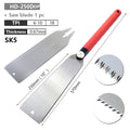Ryoba Japanese Saw 3-Edge Tooth Pull Saws Flexible Flush Cut Hand Saw for Tenon Wood Fine Cutting Woodworking