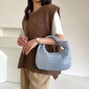 2022 Fashion woven bag luxury designer handbag brand women tote bag lady shoulder bags PU spring bags leather casual handbag