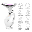 Neck Face Beauty Device LED Photon Therapy Skin Tighten Reduce Double Chin Anti Wrinkle Remove  Lifting Massager Skin Care Tools