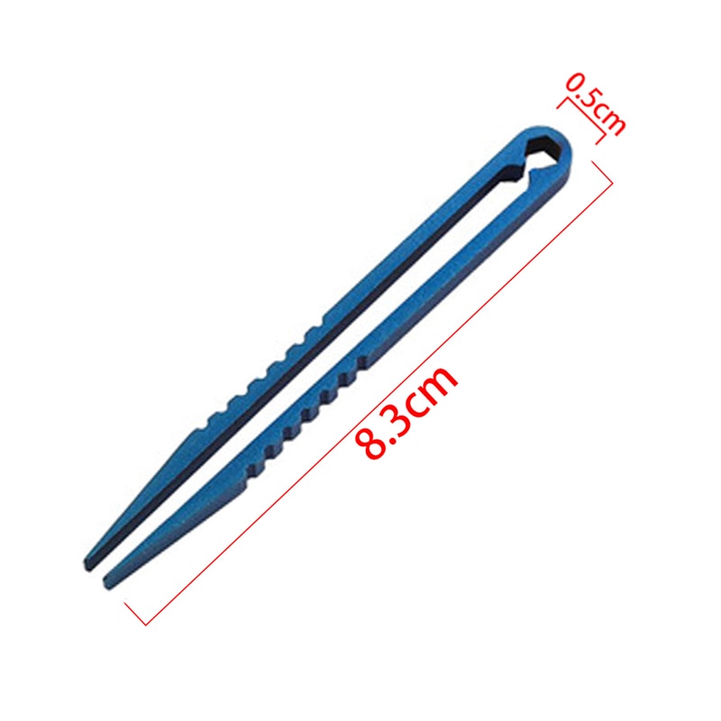 Titanium tweezer clamp pick up clip precise grip fish bone grab splinter hair removal Eyelash remover Eyebrow plier makeup tool