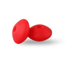 30pcs Silicone Lentil Beads BPA Free Food Grade Rodent DIY Charms Newborn Nursing Accessory Teething Necklace 12mm Abacus Bead
