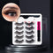 3/5/7Pairs Magnetic Eyelashes False Lashes Repeated Use Eyelashes Waterproof Liquid Eyeliner With Tweezer Makeup Set