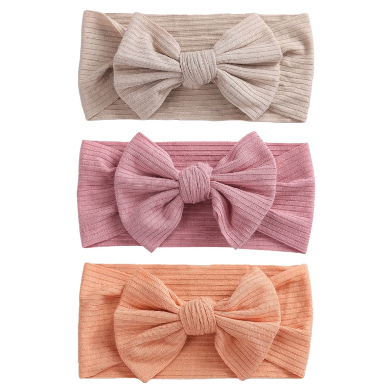 3pcs/lot Cable Knit Baby Girl Headband Bandeau Bebe Nylon Headbands for Newborn Girls Elastic Hair Band Baby Hair Accessories