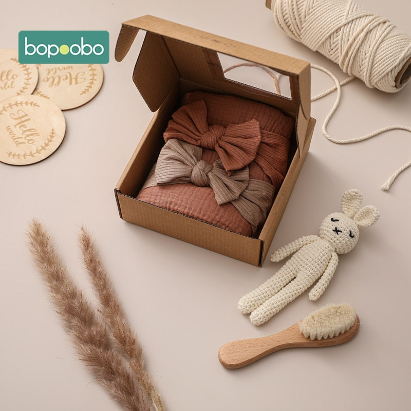 BaBy Accessories Photography Props Newborn Keepsakes Memories Milestone Cards Monthly Blanket Babies Photos Baby Birth Gift Set