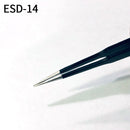 Anti-static precision tweezers set stainless steel ESD tweezers electronic repair soldering iron tool