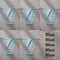 5PCS/Set Sexy Underwear Cotton Panties Women Lingerie Female Underpants Hoop Design Waistband Briefs Intimate Bikini Panty Woman