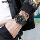 SANDA Top Luxury Watches Men Military Army Mens Watch Waterproof Sport Wristwatch Dual Display Watch Male Relogio Masculino