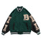 2021 street retro Letter embroidery baseball uniform cotton bomber jacket women winter loose all-match casual thickened jacket