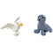 Locking Blocks Jurassic Dinosaurs Tyrannosaurus Rex Wyvern Velociraptor Stegosaurus Building Blocks Toys For Children Dinosaur