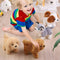 Walking Barking Cute Puppy Pet Dog Toy with Battery Control Halloween Birthday Gift for Boys Girls Kawaii Electronic Plush Toys