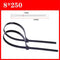 30PCS reusable self-locking plastic nylon cable ties, fixed nylon cable ties and detachable zipper cable ties, binding straps