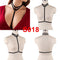 Pentagram Harness For Women Cheapest Garter Belt Erotic Goth Accessories Bondage Cupless Bra Festival Clothes Rave Sexy Lingerie