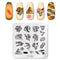 PICT YOU 12*6cm Nail Art Templates Stamping Plate Design Flower Animal Glass Temperature Lace Stamp Templates Plates Image
