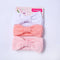 3Pcs/set Baby Headband Floral Solid Color Dot Printed Pink Bows Newborn Baby Girl Headband Hair Accessories Girls Turban