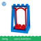 Blocks Amusement Park Accessory Slide Ladder Swing Seesaw Carousel Big Large-particle City Building Children&