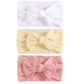 3pcs/lot Cable Knit Baby Girl Headband Bandeau Bebe Nylon Headbands for Newborn Girls Elastic Hair Band Baby Hair Accessories