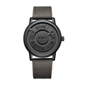 DOM Trend Concept New Personality Men&#39;s Watch Creative Scrolling Pointer magnetic force Fashion watch for men Waterproof M-1345