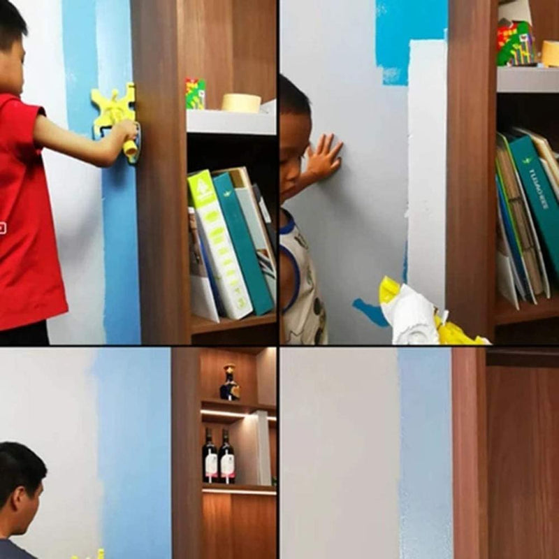 Clean Cut Proffesional Paint Edger with 2-Pack Replacement Rollers Brush Tool Multifunctional for Home Room Wall Ceilings