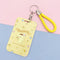 Kawaii Sanrio Keychain Cartoon Cat Sliding Card Holder Student Meal Card Bus Card Holder Lady Id Card Credit Card Holder Lanyard