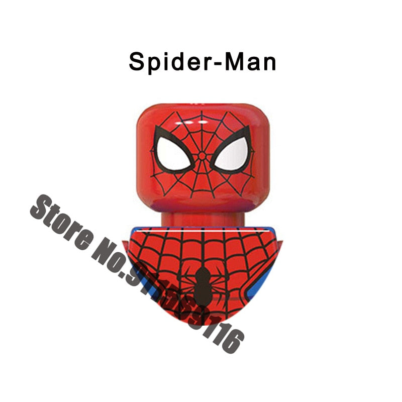 Superhero Building block Loki Iron Man Moon Knight Hulk Thor Captain America Venom Groot Thanos Vision Khonsu Deadpool Brick Toy