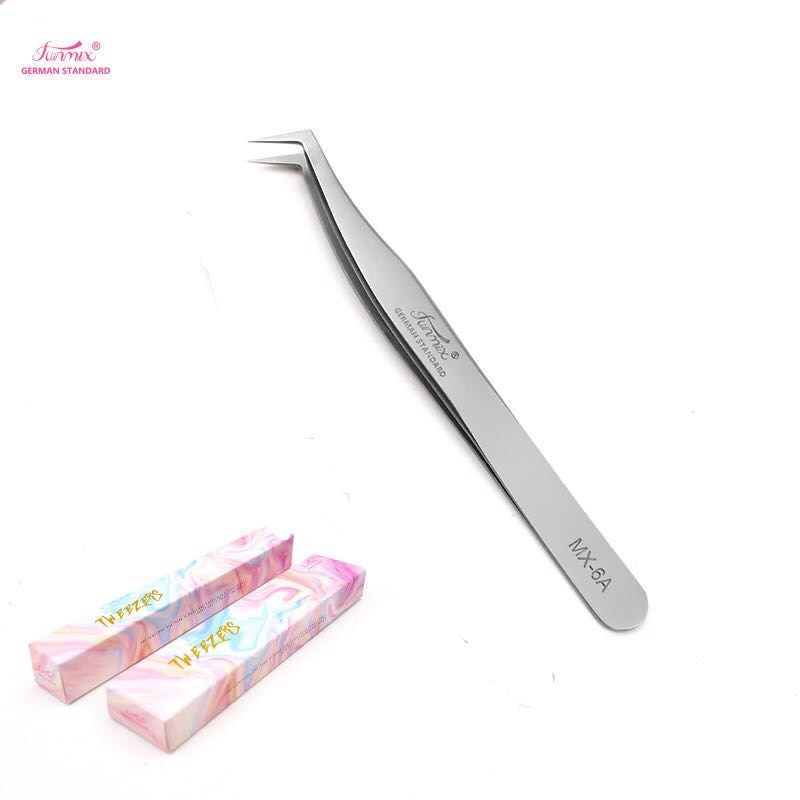 Makeup Professional Eyelash Tweezers 3D Volume Eyelash Extension Tweezer Fan Lash Eyebrow Tweezers VETUS Excellent Closure