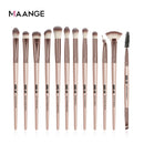 MAANGE Pro 3/5/12 Pcs Makeup Brushes Set Eyeshadow Eyeliner Eyelash Eyebrow Brush Beauty Make up Blending Tools Maquiagem