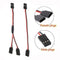 Droyuke 1PCS 15/30/50cm 1to1 1to 2 1 to 3 1 to 4 RC Servo Extension Wire Cable for Futaba JR Male to Female RC Model