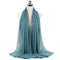 Muslim new Bubble Chiffon Hijab Scarf Women Solid Color Soft Long Shawls and Wraps Georgette Islamic Head Scarves Ladies Hijabs