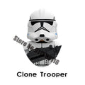DISNEY ARC Clone Troopers Building Blocks LUKE Skywalker Mandalorians Boba Fett Palpatine Yoda R2D2 Bricks Action Figures Toys