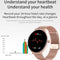 LIGE Women Smart Watch Woman Fashion Watch Heart Rate Sleep Monitoring For Android IOS 2022 New Waterproof Ladies Smartwatch+Box