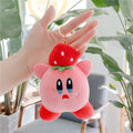 Fashion Star Kirby Plush Toys Keychain Chilkdren Toy Cute Pink Kirby Keychain Car Pendant Key Chain Woemen Keychains Toys Gifts