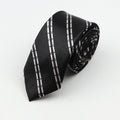 Classic Fashion Men&#39;s Skinny Tie Colorful Musical Notes Printed Piano Guitar Polyester 5cm Width Necktie Party Gift Accessory