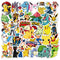 10/50pcs Kawaii Pokemon Anime Stickers Pikachu Stickers Laptop Suitcase Skateboard Guitar Phone Cartoon Stickers Kid Gift Toys