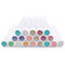 20Pcs Reusable Eyebrow Brush Tube Dust-Proof Eyelash Brush Tube Replaceable Makeup Brushes Mascara with New Eyelash Resin Drill
