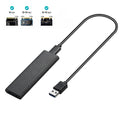 Dual Protocol M2 NVMe/SATA SSD Case 10Gbps HDD Box M.2 NVME NGFF SSD to USB 3.1 Enclosure Type-C to Type-A for M.2 Hard Disk