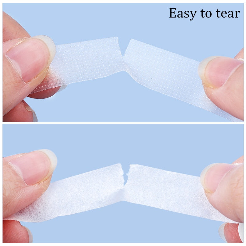 Wholesale breathable easy to tear Medical Tape/White Silk Paper Under Patches Eyelash Extension Supply Eyelash Extension Tape
