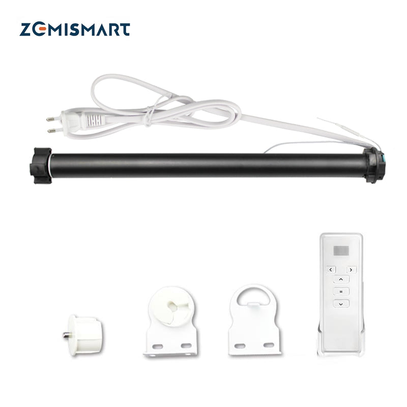 Zemismart Tuya Zigbee Roller Shade Motor 38mm Tube Electric Engine Shutter Rod Alexa Google Home Voice Control Smartthings
