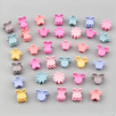 30Pcs/Bag Cute Girls Baby Heart Flower Crown Animals Colorful Hair Claws Sweet Hairpins Hair Clips Kid Hair Accessories