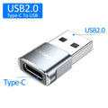 Essager USB 3.0 Type-C OTG Adapter Type C USB C Male To USB Female Converter For Macbook Xiaomi Samsung S20 USBC OTG Connector