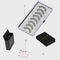 LEKOFO 8PCS 5 Magnets 3D Magnetic False Eyelashes Handmade Artificial Faux Cils Magnetic Natural Mink Eyelashes with Tweezers